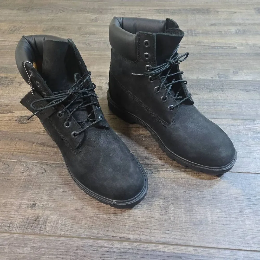Men's Timberland Classic 6-Inch Waterproof Boot 19039 mens sz 8 black